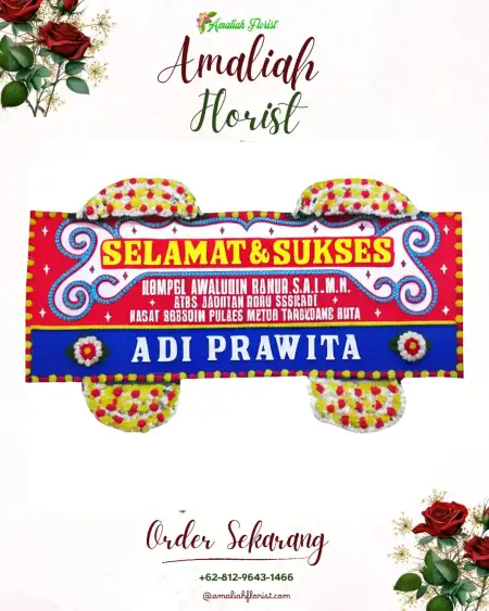 Papan Bunga Ucapan Selamat Moyag